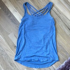 Lululemon tank with built in attached sports bra